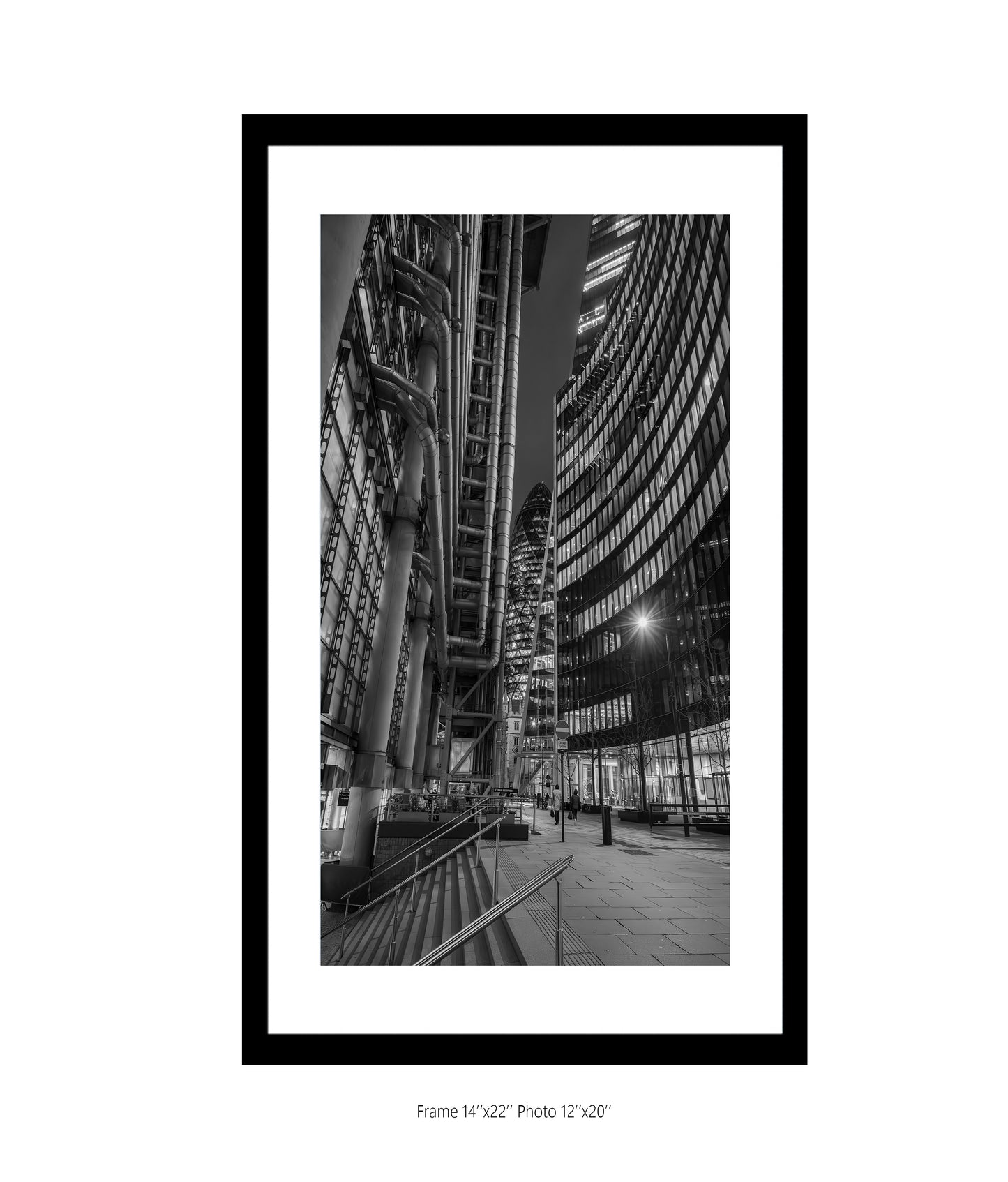 City of London 1 B&W Framed Portrait