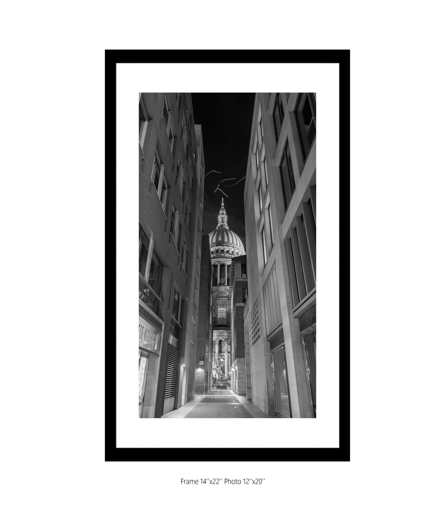 St. Paul's Queen's Passage B&W Portrait